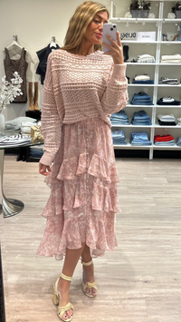 Allison New York Monroe Sweater in Blush Pink