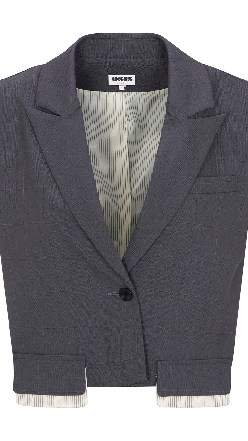 Osis Gwen Sleeveless Vest in Grey