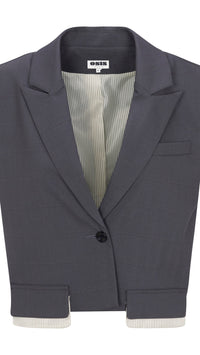 Osis Gwen Sleeveless Vest in Grey