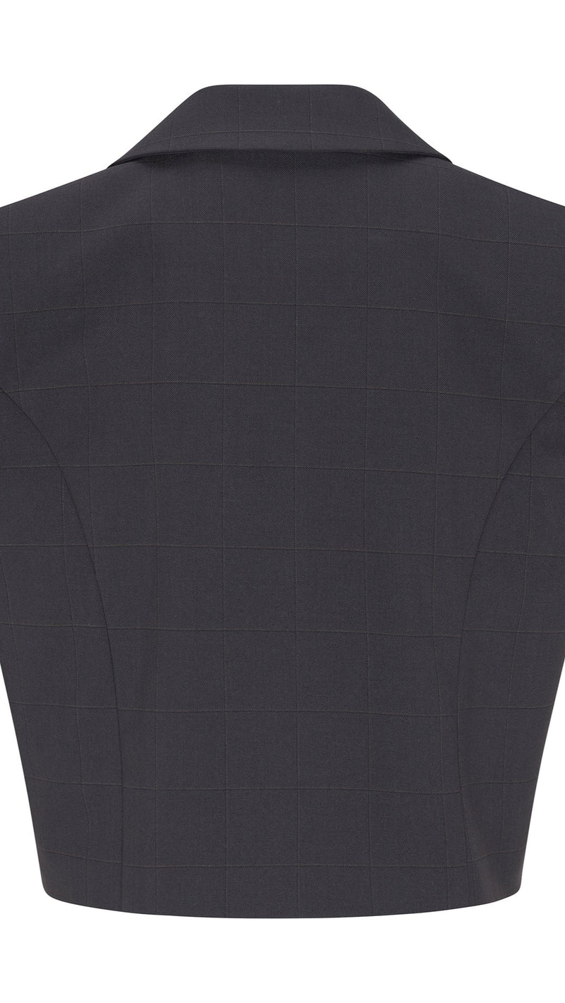 Osis Gwen Sleeveless Vest in Grey