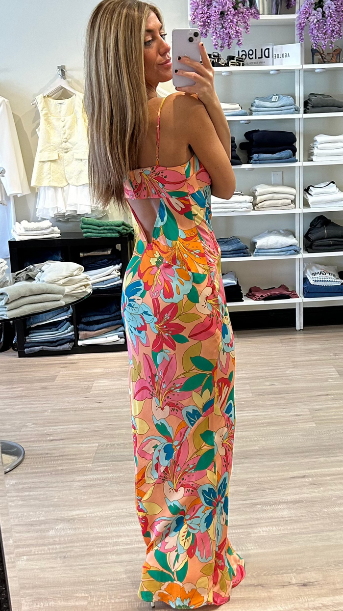 Amanda Uprichard Janeiro Maxi Dress in Botanico