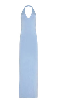 Amanda Uprichard Esther Halter Gown in Aero