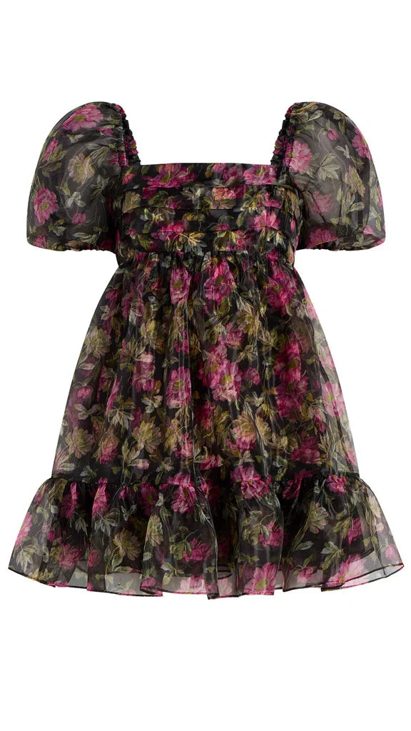 Likely Posh Mini Dress in Black Multi