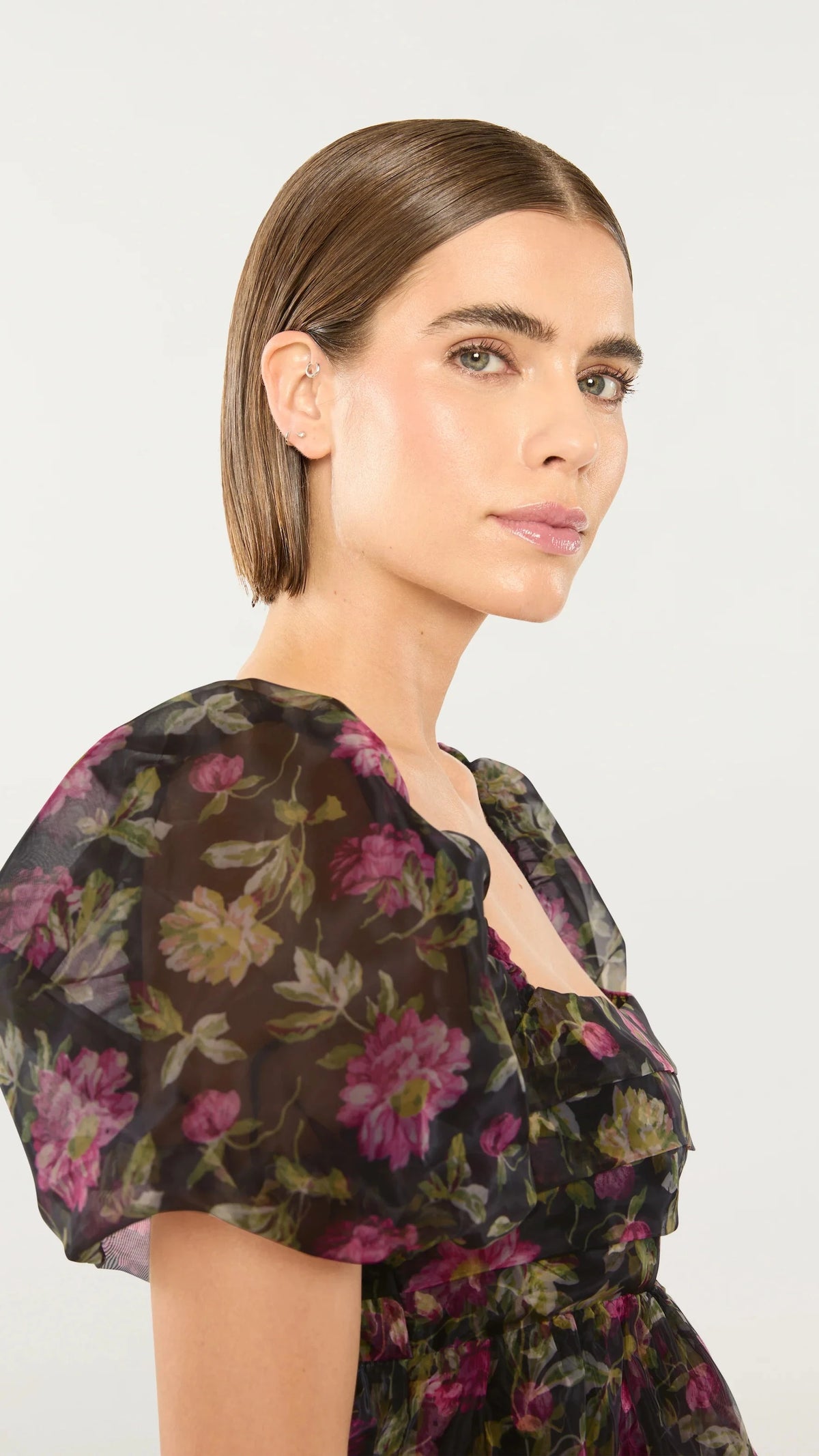 Likely Posh Mini Dress in Black Multi