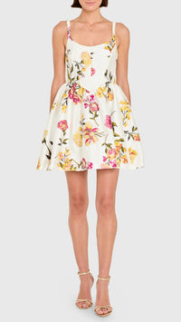 Amanda Uprichard Mabel Mini Dress in White Multi