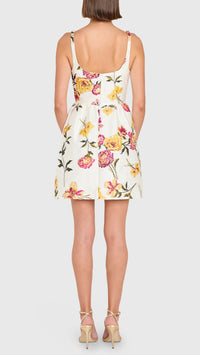 Amanda Uprichard Mabel Mini Dress in White Multi