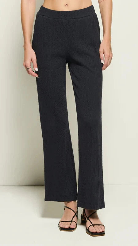 Nation LTD Justine Crinkle Pant in Navy Night Sky