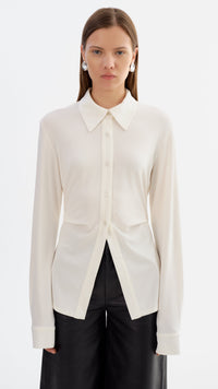 Lamarque Kai Fitted Shirt in White