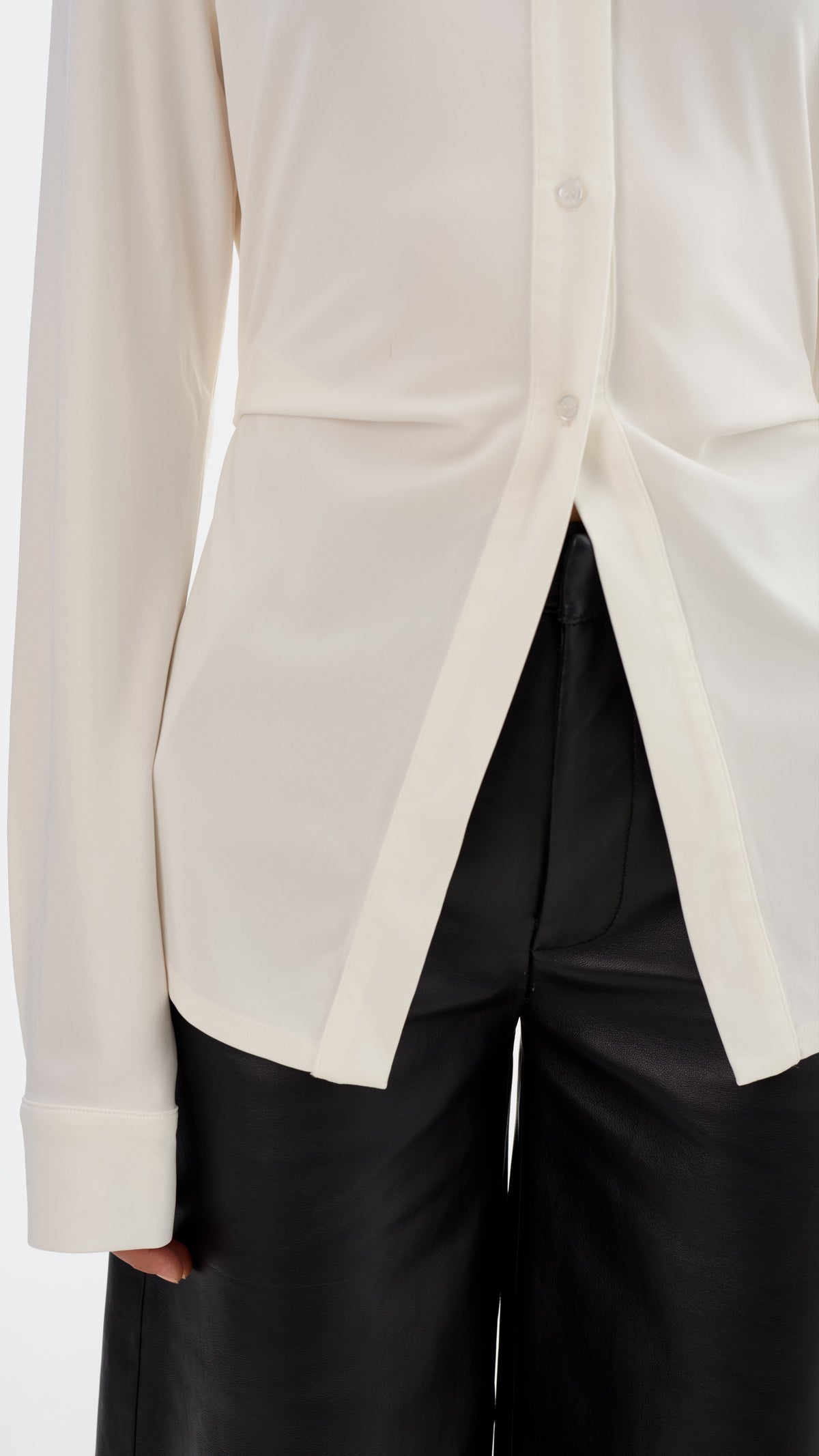 Lamarque Kai Fitted Shirt in White