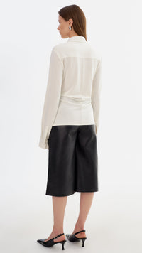 Lamarque Kai Fitted Shirt in White