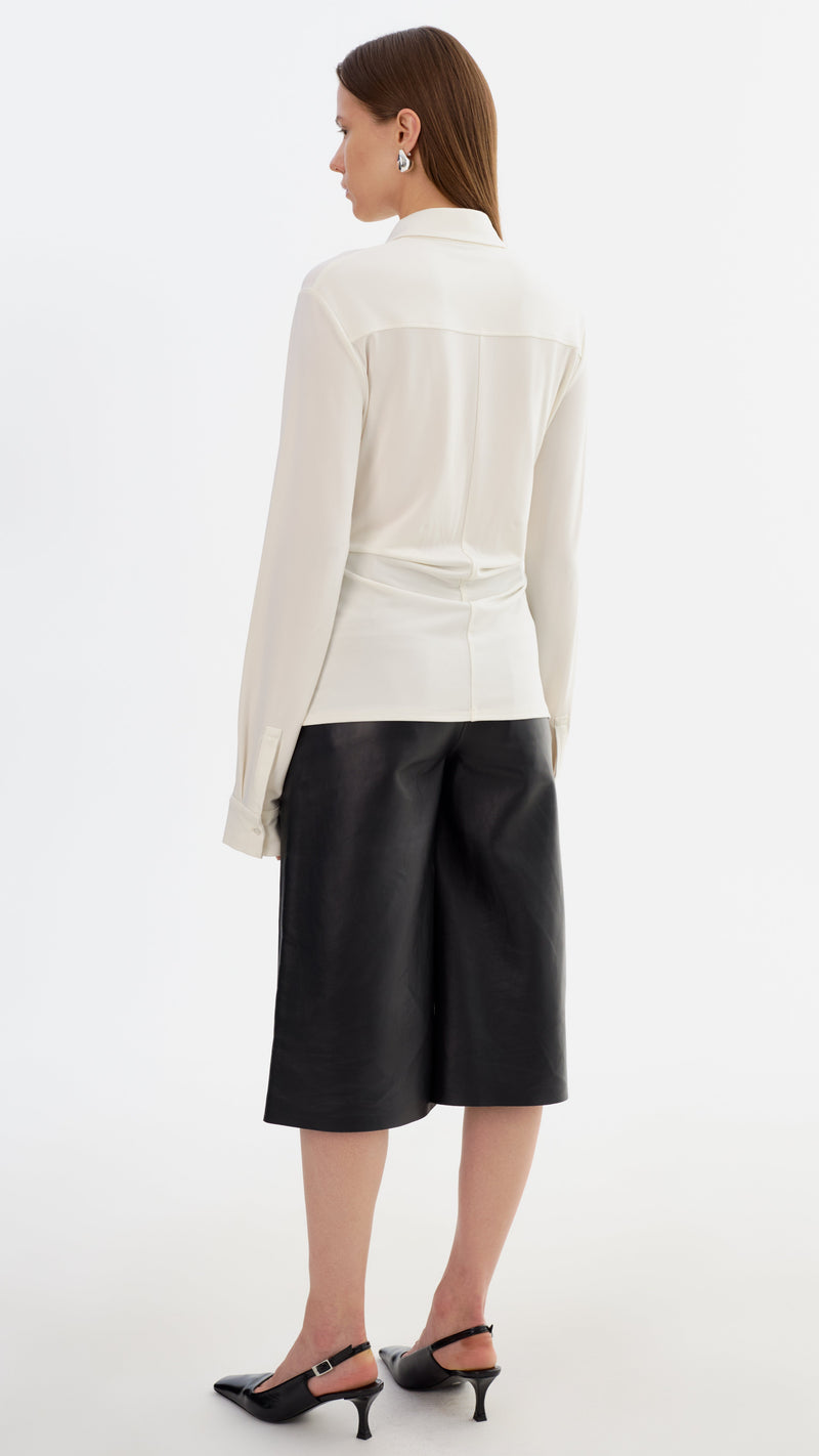 Lamarque Kai Fitted Shirt in White