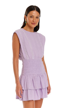 Allison New York Kenzie Mini Dress in Lilac