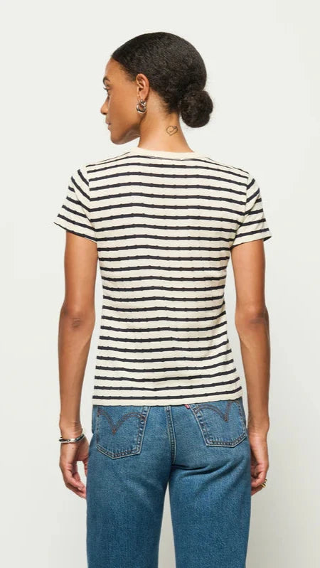 Nation LTD Laurence Vintage Tee in Night Sky Stripe