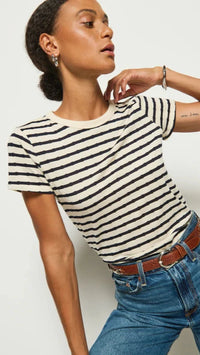 Nation LTD Laurence Vintage Tee in Night Sky Stripe