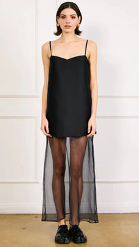 Line and Dot Isabeau Maxi Dress in Black