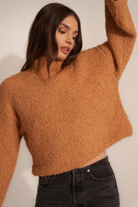 Callahan Knitwear Leandra Turtle Neck Sweater in Honey