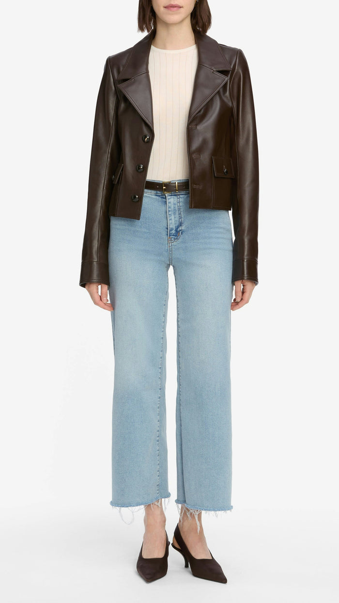 Frame Denim Le Palazzo Crop in Tribute
