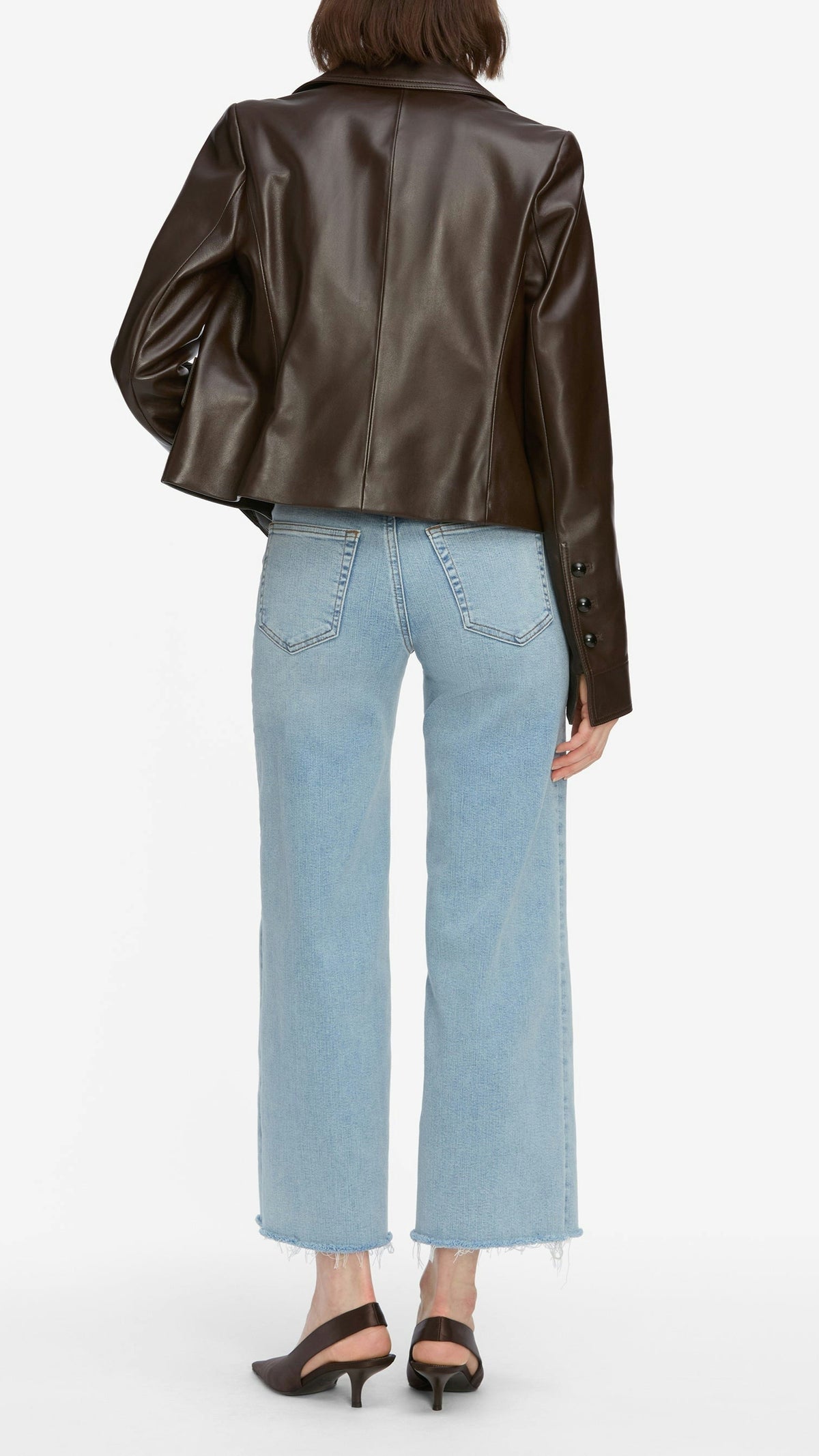 Frame Denim Le Palazzo Crop in Tribute