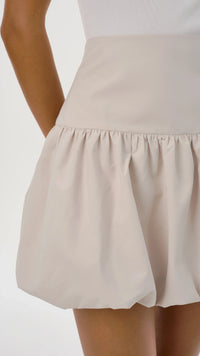 Lamarque Marigold Bubble Skirt in Whisper White