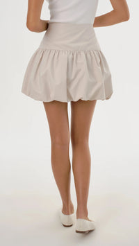 Lamarque Marigold Bubble Skirt in Whisper White