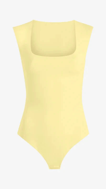 Commando Neoprene Cap Sleeve Bodysuit in Sun