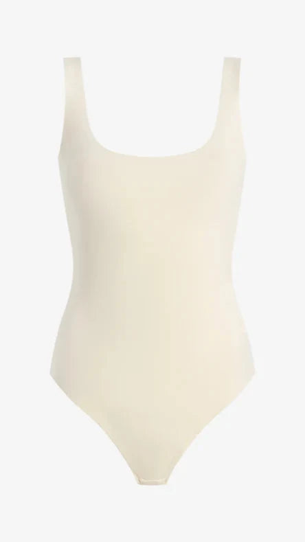 Commando Neoprene Tank Bodysuit in Ivory
