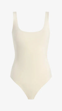Commando Neoprene Tank Bodysuit in Ivory