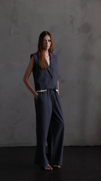 Osis Gwen Sleeveless Vest in Grey