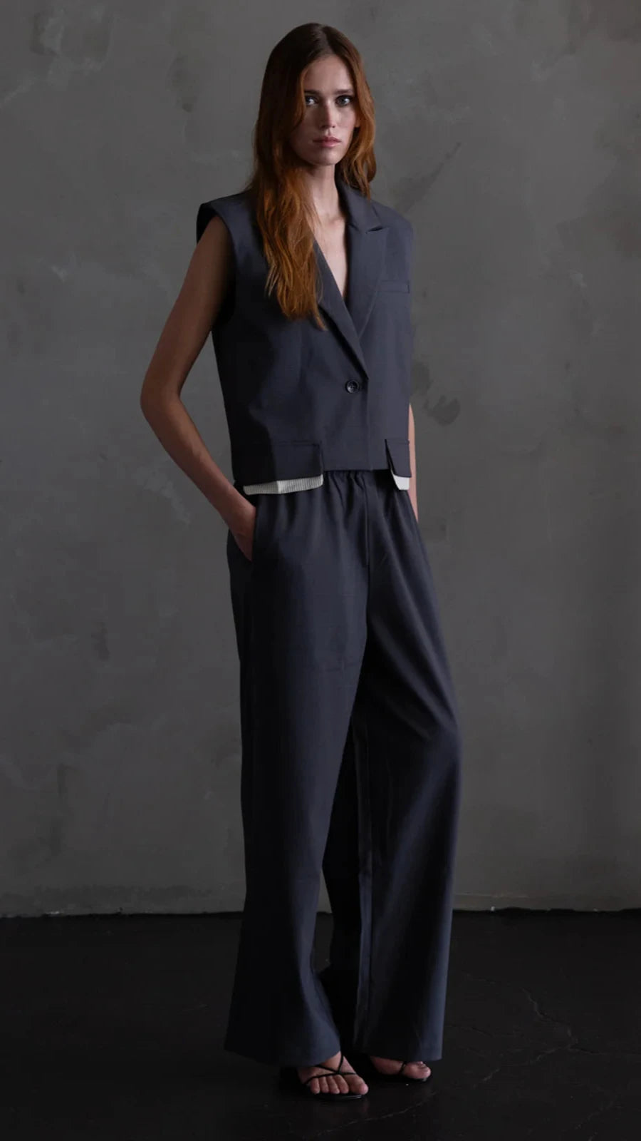 Osis Aliyah Pant in Grey