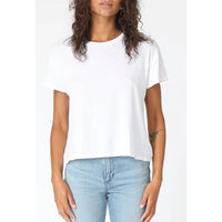 Perfect White Tee Harley Crew Neck Tee in White