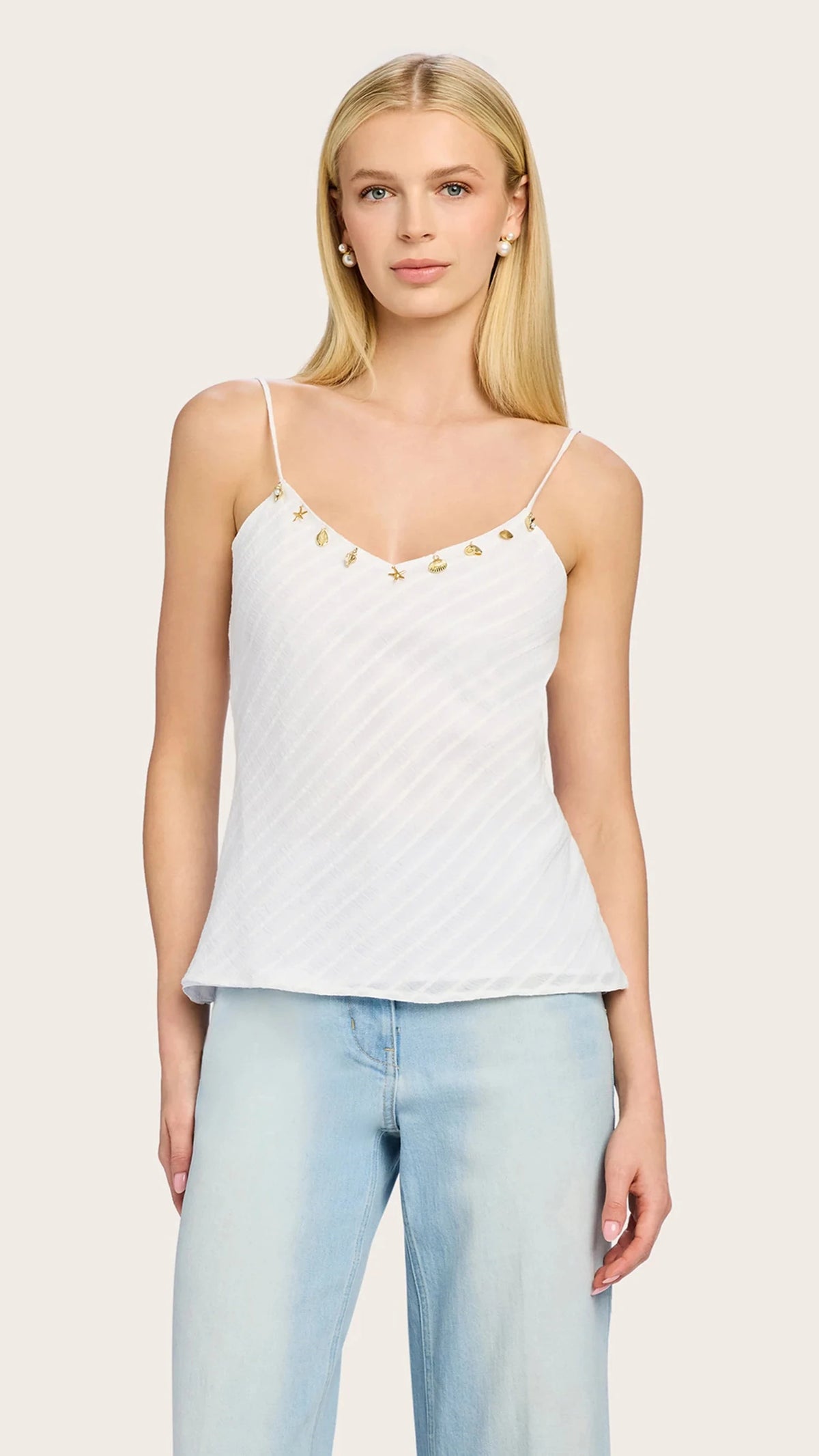 Generation Love Rhonda Carm Cami in White