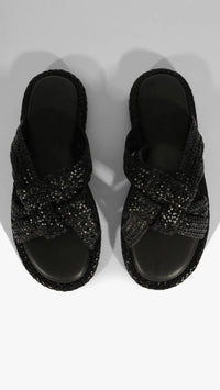Schutz Kali Sandal in Black