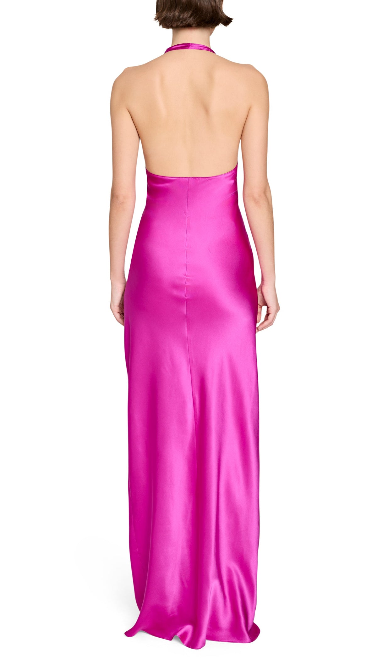 Amanda Uprichard Bondi Halter Gown in New Orchid