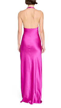Amanda Uprichard Bondi Halter Gown in New Orchid