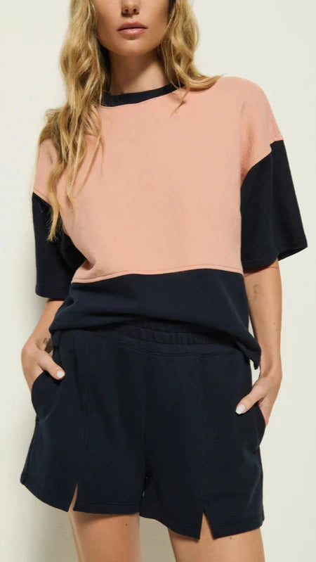 Nation LTD Scout Sweat Short in Navy Night Sky