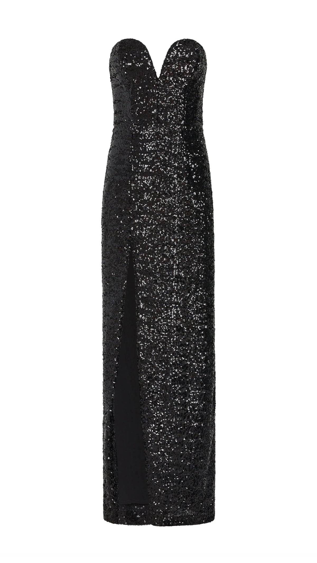 Amanda Uprichard Cherri Sequin Gown in Black