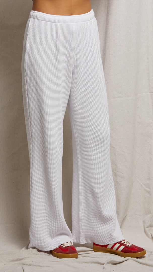 Perfect White Tee Shane Waffle Pant in White