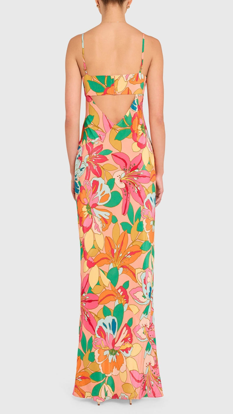 Amanda Uprichard Janeiro Maxi Dress in Botanico