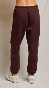 Perfect White Tee Stevie Sweatpants in Blackberry