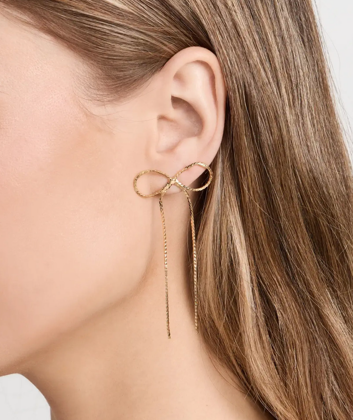 Shashi Jewelry Kate Bow Earring in Gold