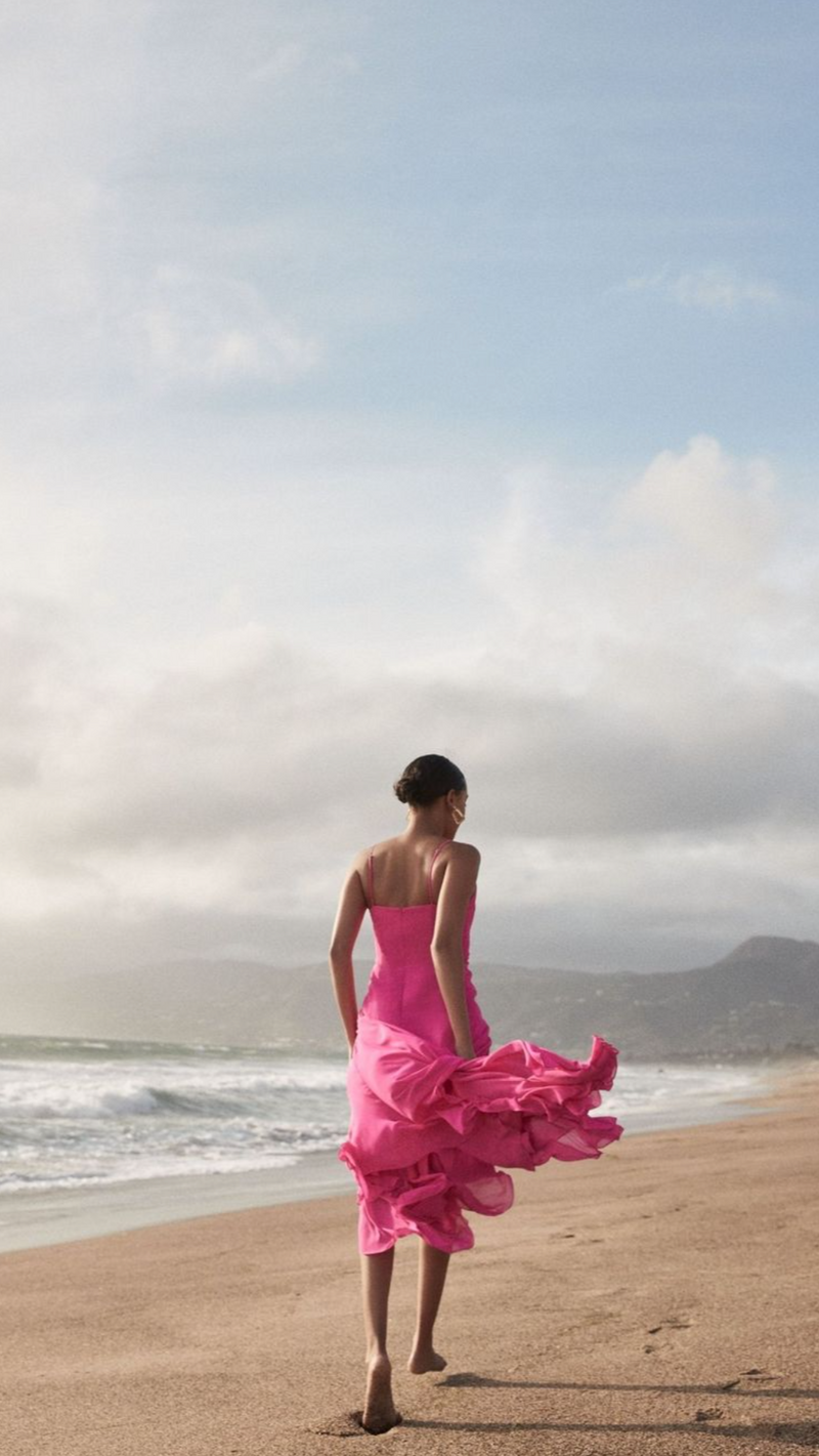 Amanda uprichard hot pink dress clearance