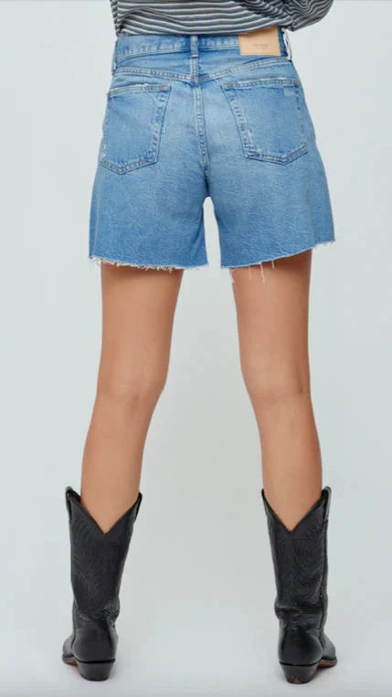 Moussy Harbeson Short in Blue