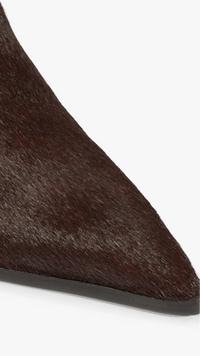 Schutz Mikki Calf Hair Block Bootie in New Bison