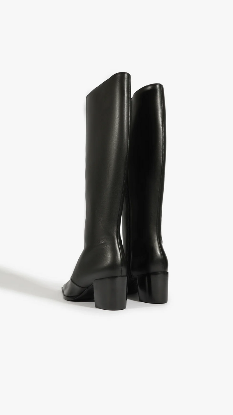 Schutz Raffaela Up Mid Boot in Black