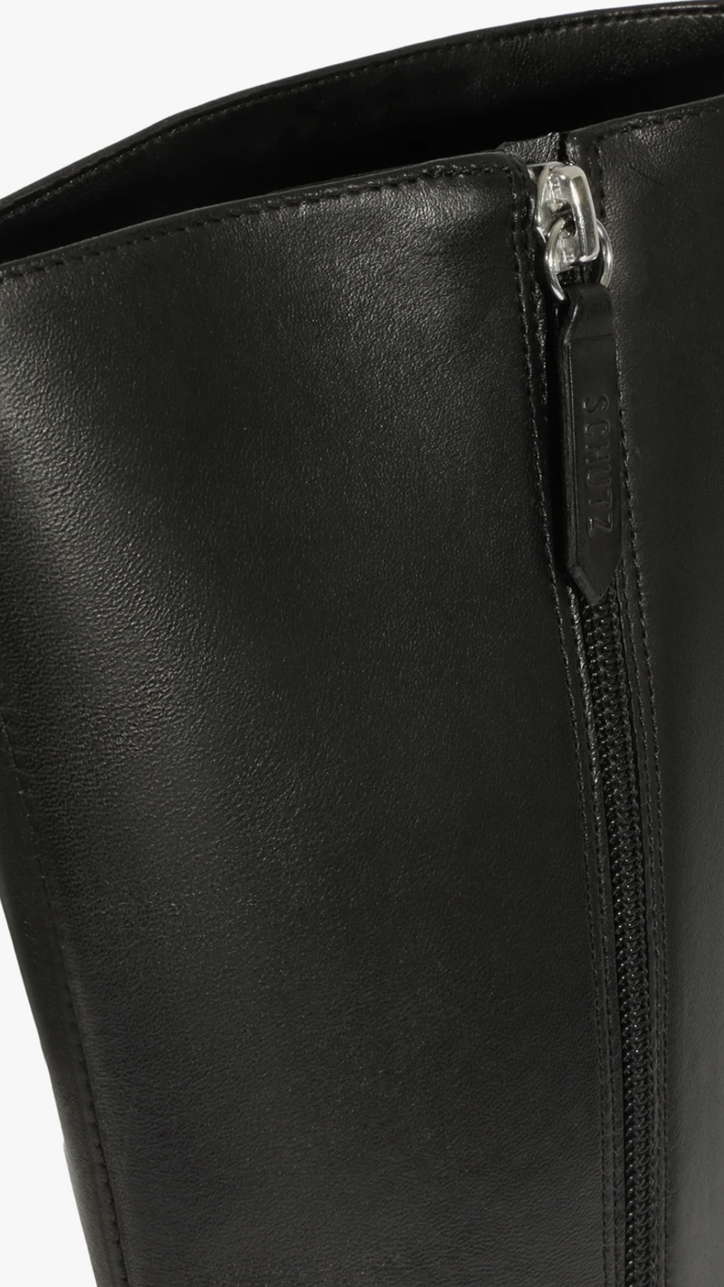 Schutz Raffaela Up Mid Boot in Black
