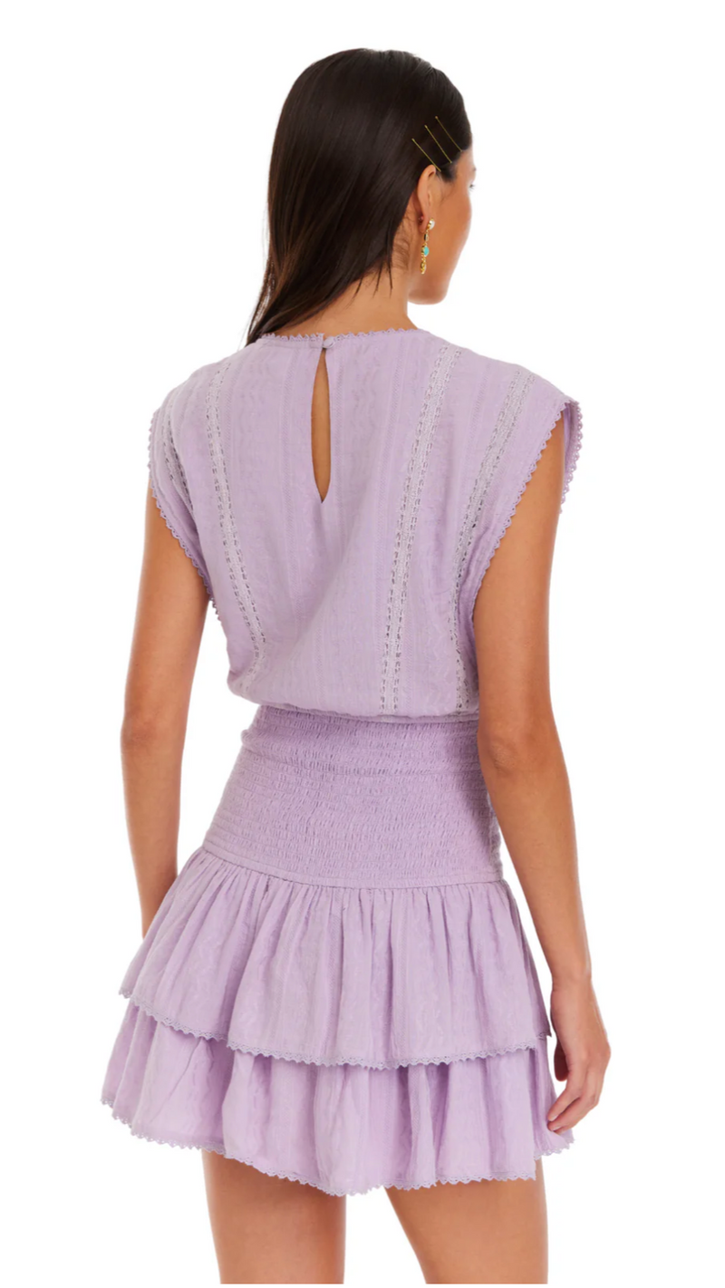 Allison New York Kenzie Mini Dress in Lilac