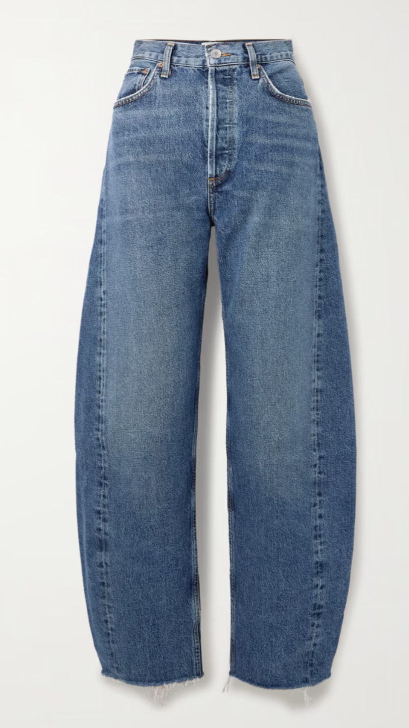 AGOLDE Denim Luna High Rise Piece Taper in Control
