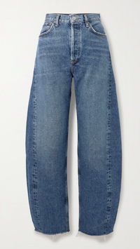 AGOLDE Denim Luna High Rise Piece Taper in Control
