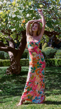 Amanda Uprichard Janeiro Maxi Dress in Botanico