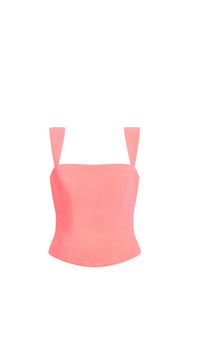 Amanda Uprichard Ceronne Top in Neon Ballet